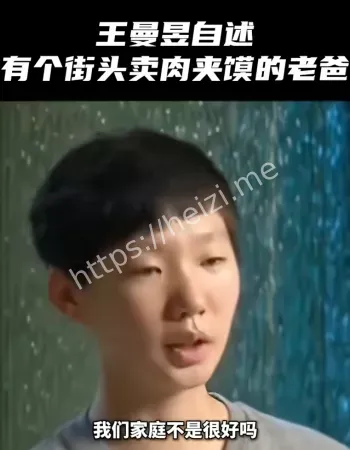 王曼昱父亲卖肉夹馍
